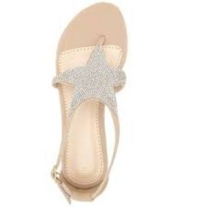 Bamboo Rhinestone Star Sandals